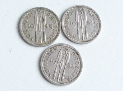 Southern Rhodesia threepence