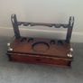 Edwardian Oak Smokers Companion. Image 2