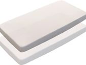 2 x Cot Bed Fitted Sheets 100% Cotton Very Soft (70 x 140 cm)