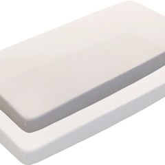 2 x Cot Bed Fitted Sheets 100% Cotton Very Soft (70 x 140 cm)