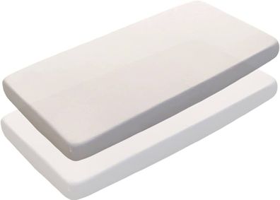 2 x Cot Bed Fitted Sheets 100% Cotton Very Soft (70 x 140 cm)