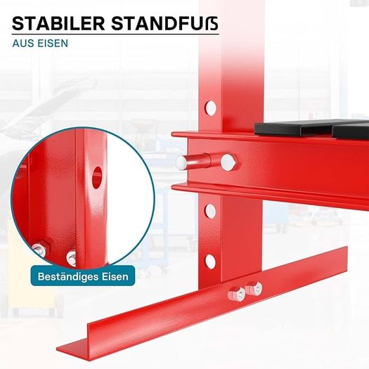 6T Industrial Hydraulic Workshop Frame Warehouse Press Garage Bench Press