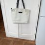 Coach Large Off White Black Trim Large Bag Image 4