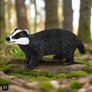 Schleich Badger Animal Figure Image 4