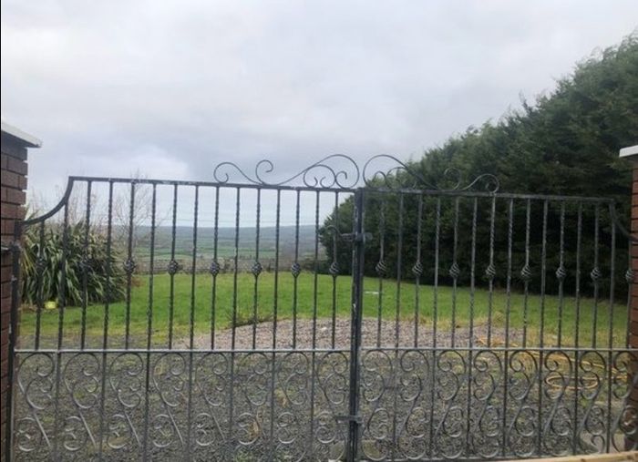 Wrought iron gates