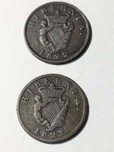 George 4th Irish Halfpennies