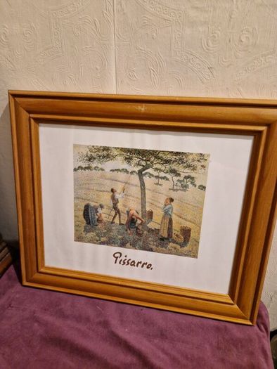 Apple Harvest by Pissarro framed print