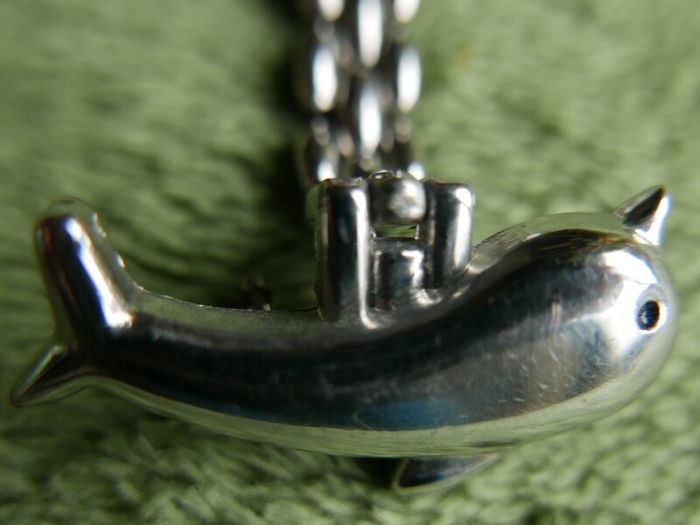 Nurse Fob Watch, Pocket Watch Dolphin Brooch Hanging Watch Nurse Watch