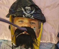 Pirates costume facial/head accessories