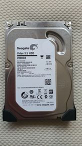 Original Seagate hard drive 2000GB 2TB capacity