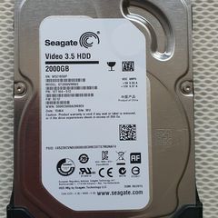 Original Seagate hard drive 2000GB 2TB capacity