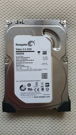 Original Seagate hard drive 2000GB 2TB capacity