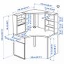 IKEA MICKE corner workstation Image 4