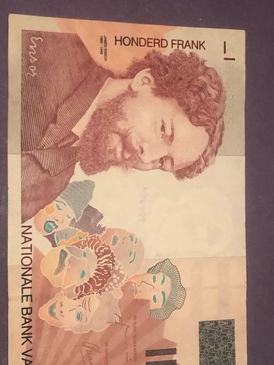 100 Francs 1999-2001 Belgium Uncirculated
