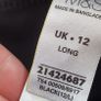 M&S black velvet style bootleg Sz 12 Long - Bnwt Rrp 49 Image 10