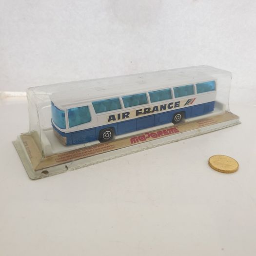 Minibus Air France Majorette – Série 200 – Réf 262 – Échelle 1/51 – Boîte Abîmée, Modèle Neuf