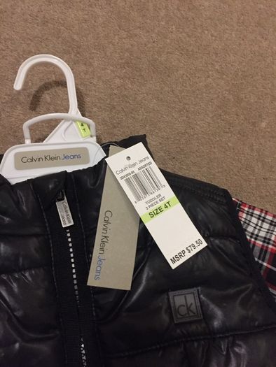 Calvin Klein Boy set New with tags Size 98 to 104 cm