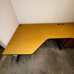 Office table with cable management