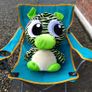 Green/Black Soft Toy (used). Image 2
