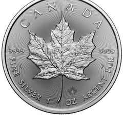 2026 Canadian Maple 1oz silver coin