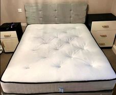 king size bed + headboard