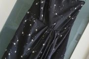 OASIS Rockstar silk n stud one-shoulder Sz 10 - Bnwt Rrp 81 euro