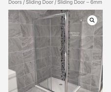 sliding shower door 1200mm