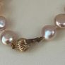 Genuine Freshwater Pearl & 9ct Gold Vintage Necklace, New Old Stock Image 2
