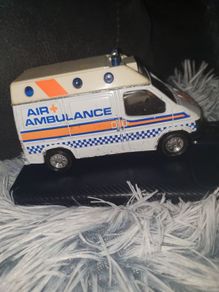 RARE 1989 Ford Transit air ambulance diecast model