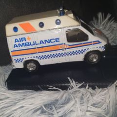 RARE 1989 Ford Transit air ambulance diecast model