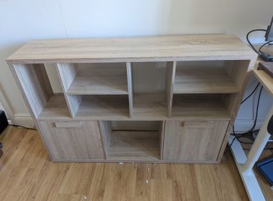storage unit with shelves