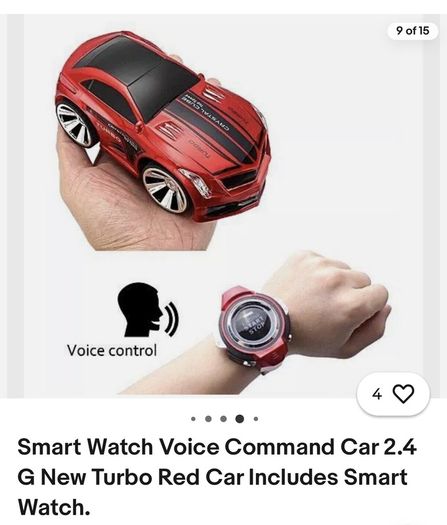 Smart Watch Voice Command Car 2.4