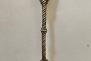 Antique Portuguese Silver Coin Souvenir Spoon
