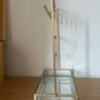 Jewellery Stand / Holder Gold with Mirror bottom Image 2