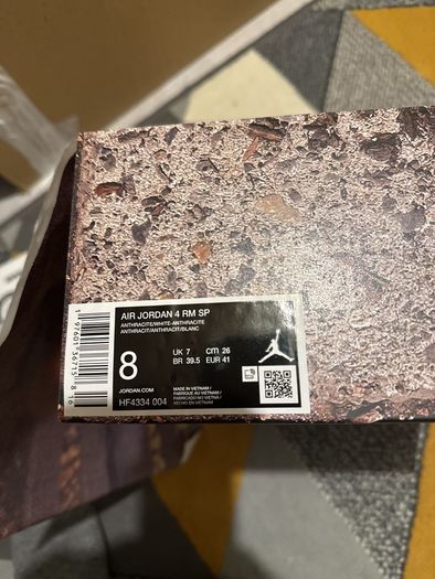 Jordan 4 Nigel Sylvester UK 7