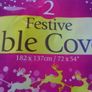 Festive Table Covers x 2 for Sale Image 2