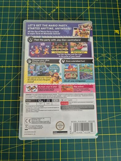 Super Mario Party Nintendo switch game with case