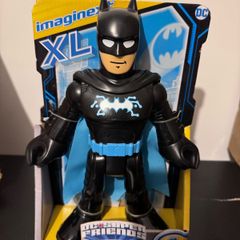 Fisher-Price Imaginext XL DC Super Friends Batman Bat Tech Blue 10.5" Figure Brand New Sealed