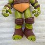 Teenage Mutant Ninja Turtles TMNT approx. 26 cm. Michelangelo Giant 2012 Viacom Playmates Battle Shell Used Please See Photos Image 5