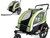 Childrens Bike Trailer with Jogger Mode and Suspension
