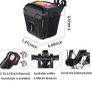 Wild man hard shell scooter bike bag with attachment Image 8