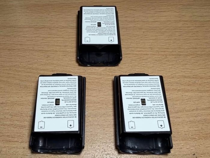 3x Xbox 360 Battery Holder Black