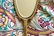 Brass hand mirror