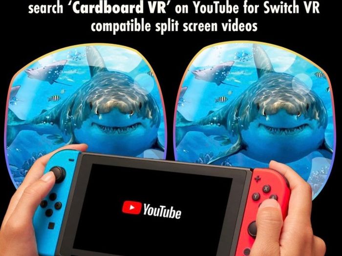 Headset designed for Nintendo Switch & Switch oled console with adjustable Lens for a virtual reality gaming experience and for Labo VR (FREE POSTAGE)