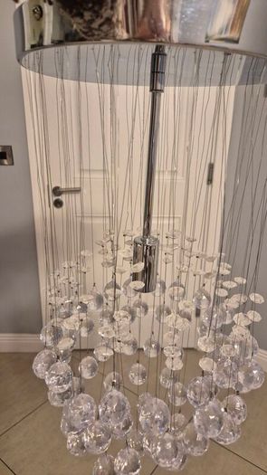 Crystal pendant ceiling light