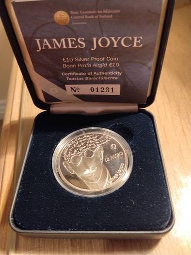 James Joyce Sterling Coin