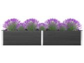 Garden Raised Bed 300x100x54 cm WPC Grey