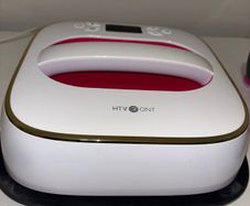 HTV Ront 10x10 portable heat press. With heat resistant tape & dispenser