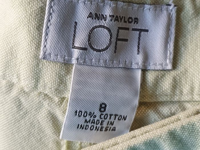 BNWT - A Beautiful Ann Taylor "Loft" Skirt - New York - Size: 12 - Pale Mint Colour - Read Carefully - #