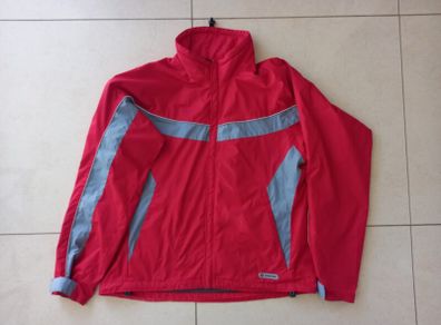 Men's Lightweight Sprayway Trail Windproof 712 Jacket Red Grey Medium like North Face Mountain Warehouse Regatta